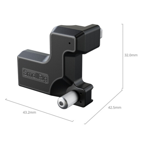 SmallRig 5907 - adapter kątowy Micro-HDMI do HDMI (typ D do A) do Nikon ZR - wymiary